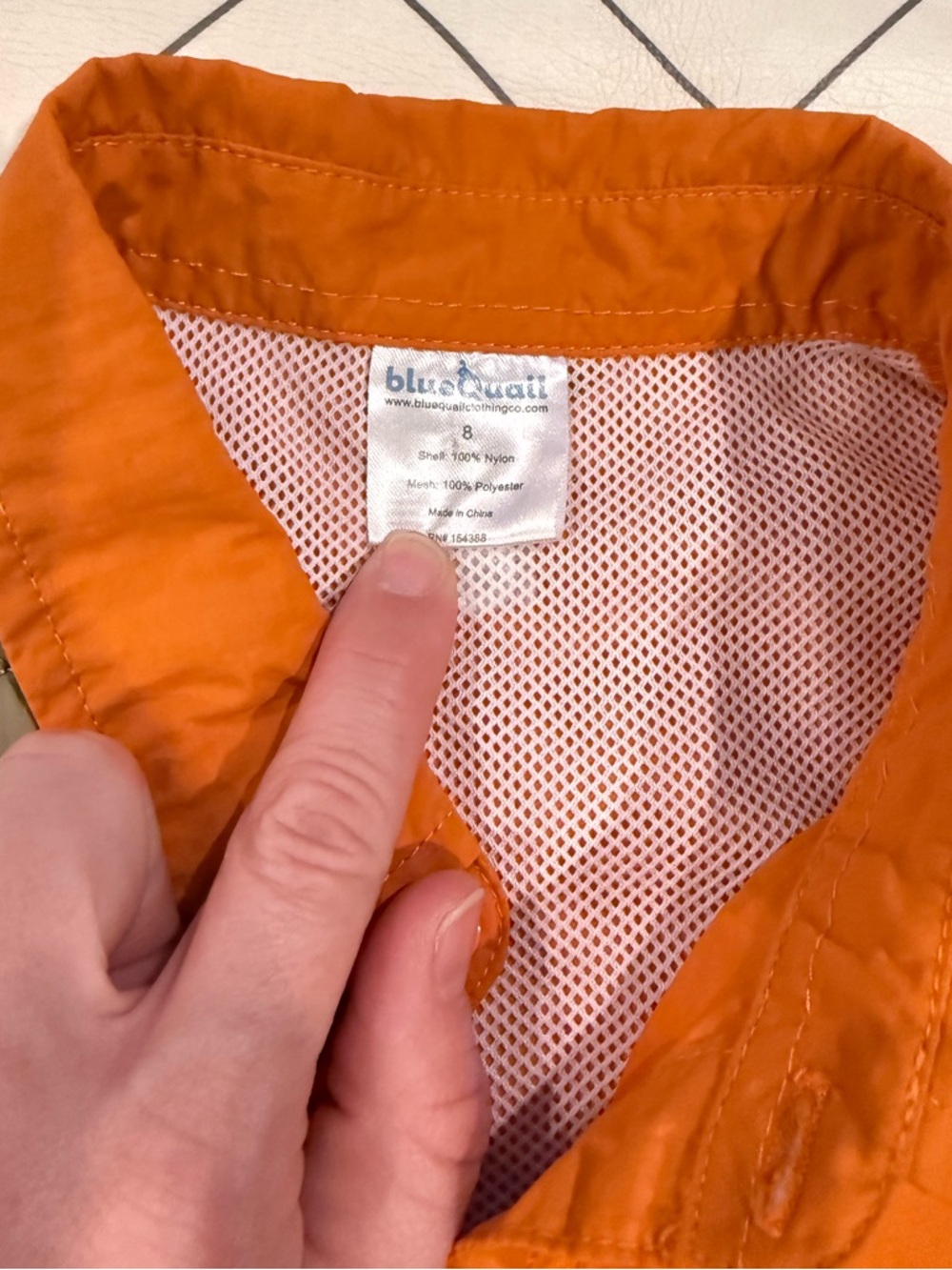 Blue Quail Burnt Orange Ranch Button Down - Picture 6 of 14